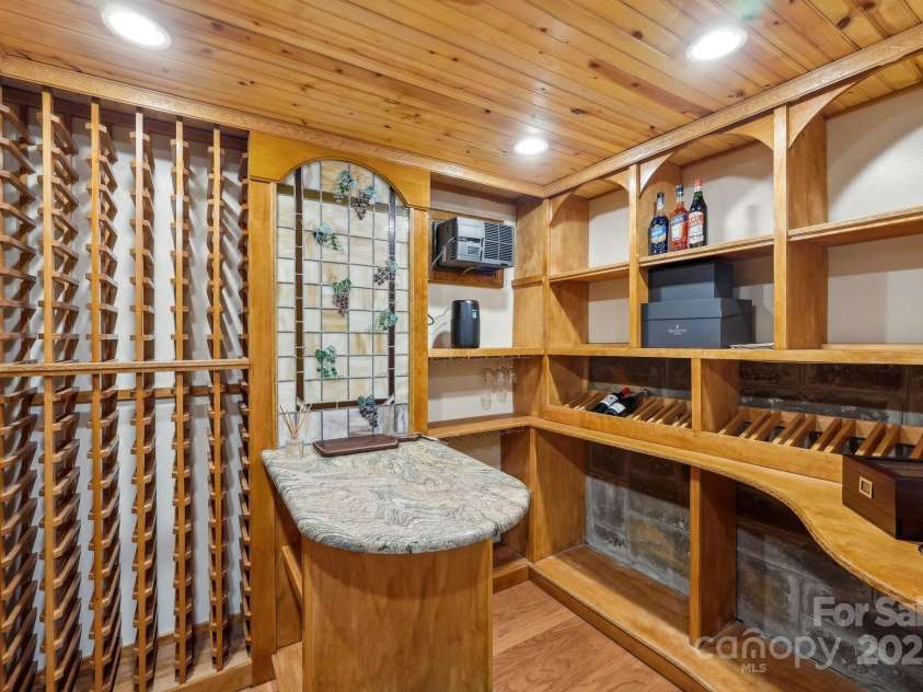 653 Buckleigh Court, Concord, NC 28027.  MLS# CAR4232445, YatesRealty ID 7734. Wine cellar