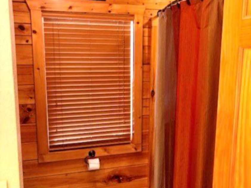 399 Bent Tree Road, Maggie Valley, NC 28751.  MLS# CAR4359236, YatesRealty ID 7738. Bathroom; on lower level