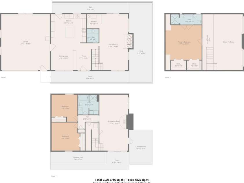 15 Crest Circle Drive, Weaverville, NC 28787.  MLS# CAR4326373, YatesRealty ID 7740. Floor plan