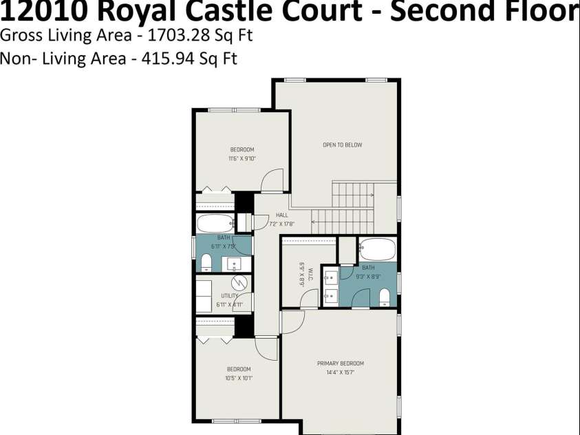 12010 Royal Castle Court, Charlotte, NC 28277.  MLS# CAR4354992, YatesRealty ID 7742. 