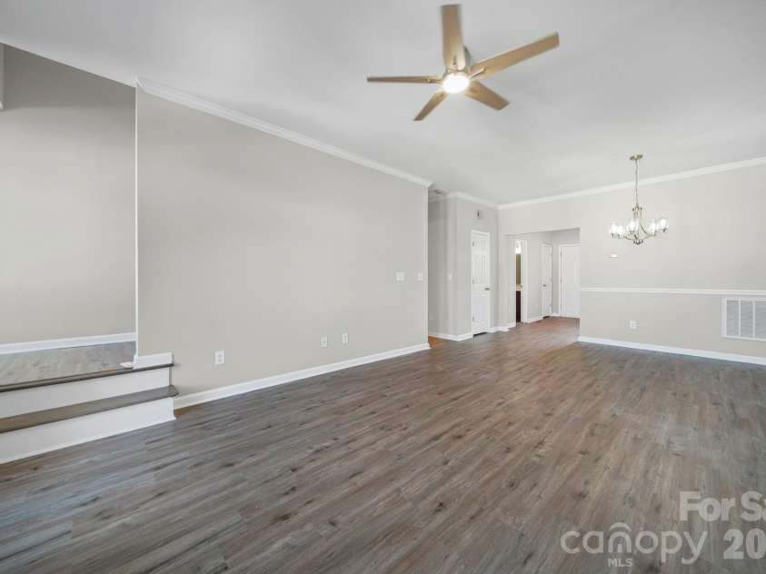 115 Sunridge Drive, Mooresville, NC 28117.  MLS# CAR4314628, YatesRealty ID 7744. Living / Dining