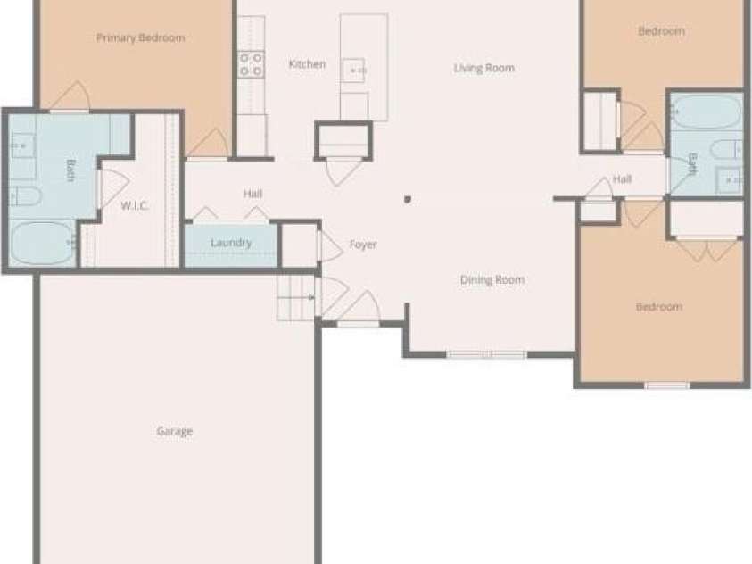 125 Grafton Place, Troutman, NC 28166.  MLS# CAR4314716, YatesRealty ID 7745. Floor Plan