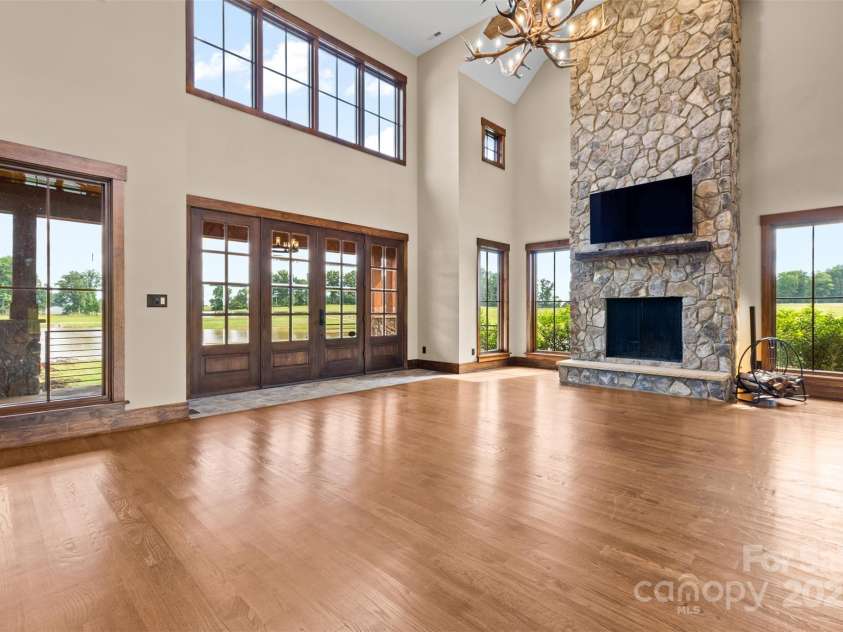 1822 Irby Road, Monroe, NC 28112.  MLS# CAR4259856, YatesRealty ID 776. 2 Story Great Room with Stone Fireplace 