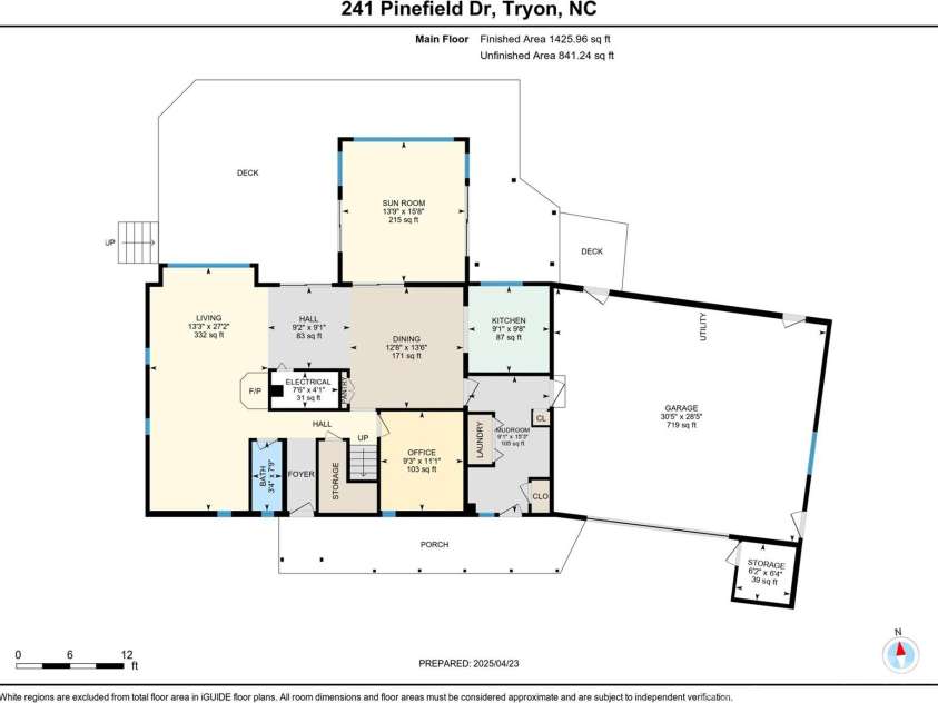 241 Pinefield Drive, Tryon, NC 28782.  MLS# CAR4250675, YatesRealty ID 7781. 