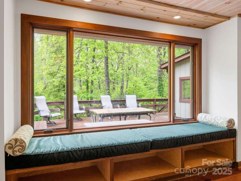 241 Pinefield Drive, Tryon, NC 28782.  MLS# CAR4250675, YatesRealty ID 7781. Perfect spot for reading and relaxing
