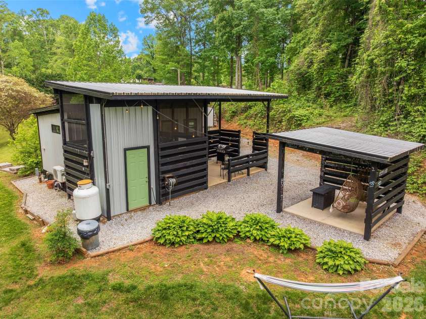 787 Ridge Road, Marion, NC 28752.  MLS# CAR4364254, YatesRealty ID 7790. MAC - Back side view with extra storage
