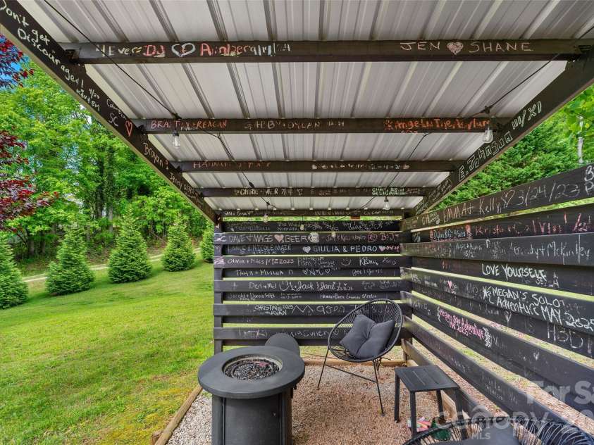787 Ridge Road, Marion, NC 28752.  MLS# CAR4364254, YatesRealty ID 7790. MINI - Detached patio area fire pit