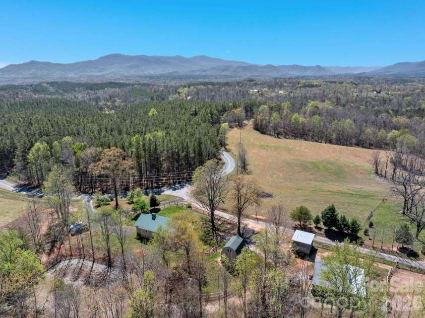1434 Lake Adger Road, Mill Spring, NC 28756.  MLS# CAR4363547, YatesRealty ID 7791. Aerial view