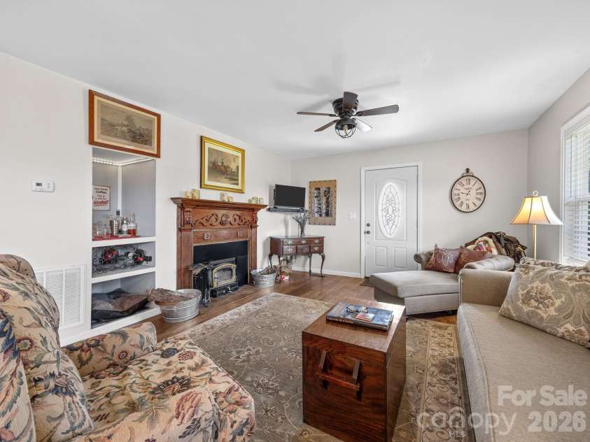 1434 Lake Adger Road, Mill Spring, NC 28756.  MLS# CAR4363547, YatesRealty ID 7791. Charming 1940s details