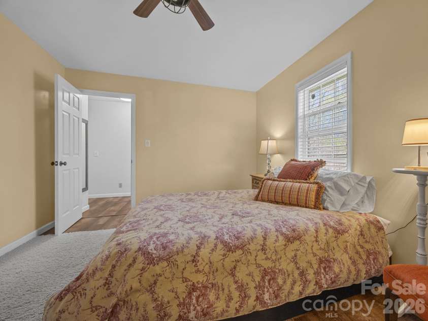 1434 Lake Adger Road, Mill Spring, NC 28756.  MLS# CAR4363547, YatesRealty ID 7791. Primary bedroom 
