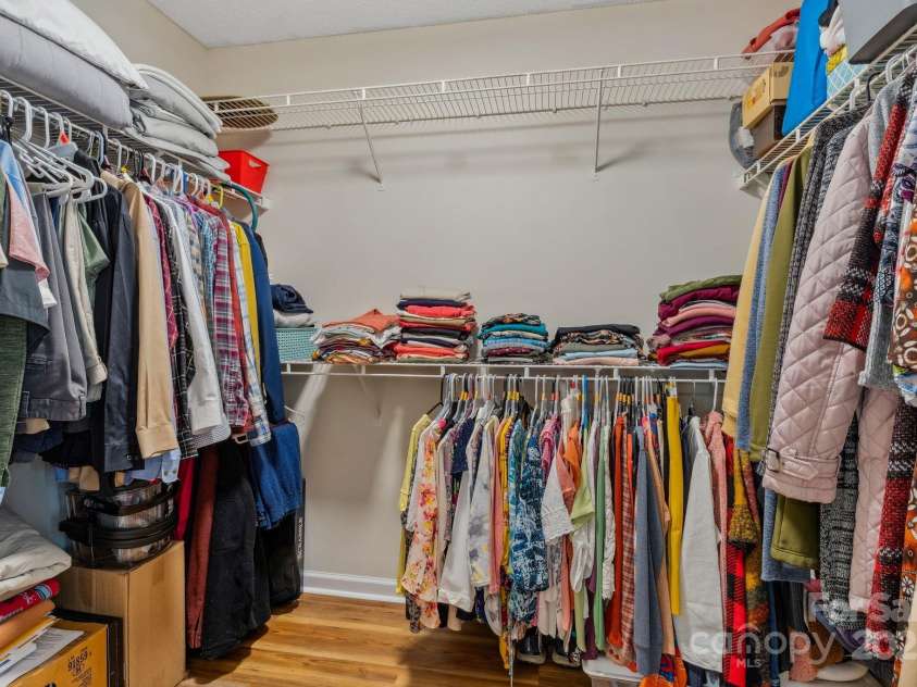 12 Hutchinson Woods Drive, Fletcher, NC 28732.  MLS# CAR4238385, YatesRealty ID 7792. Ample sized walk-in closet.