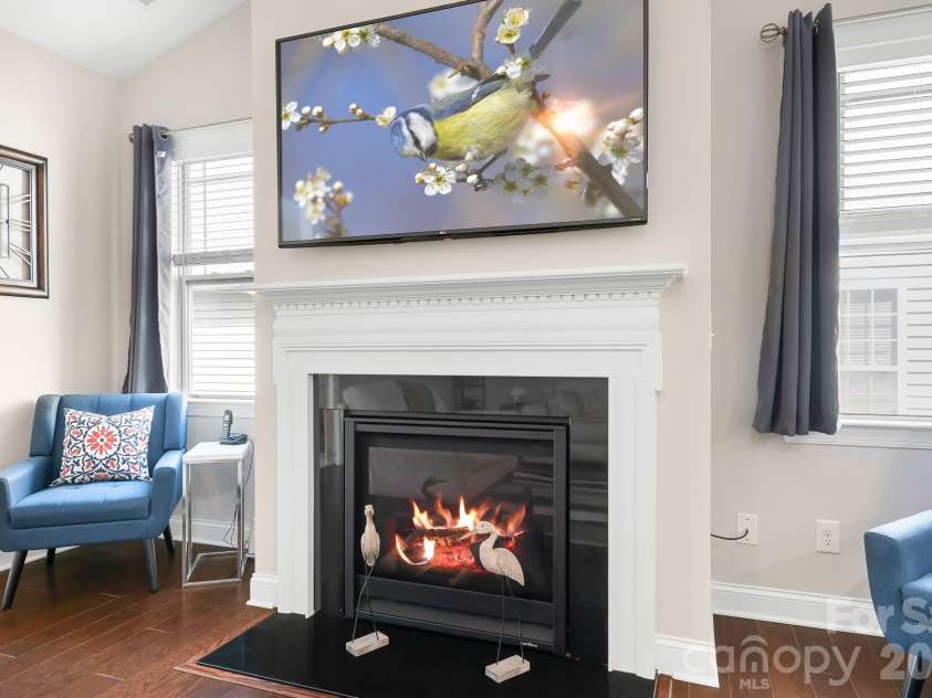 12705 Meetinghouse Drive, Cornelius, NC 28031.  MLS# CAR4350533, YatesRealty ID 7797. Fireplace