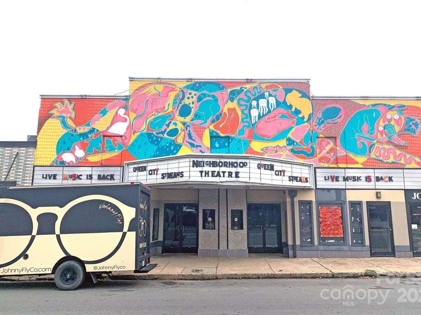 1733-C Matheson Avenue, Charlotte, NC 28205.  MLS# CAR4213118, YatesRealty ID 7802. Iconic Neighborhood Theatre