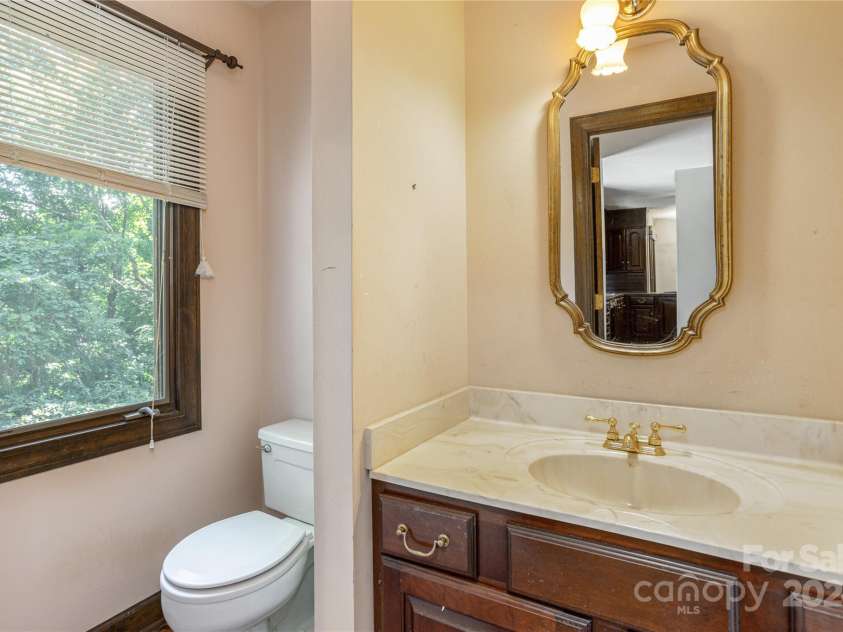 120 Pinewood Circle, Laurel Park, NC 28739.  MLS# CAR4187518, YatesRealty ID 7811. Half bath