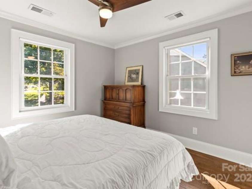 241 Wakefield Drive, Charlotte, NC 28209.  MLS# CAR4248262, YatesRealty ID 7816. Bedroom easily holds a King Size Bed
