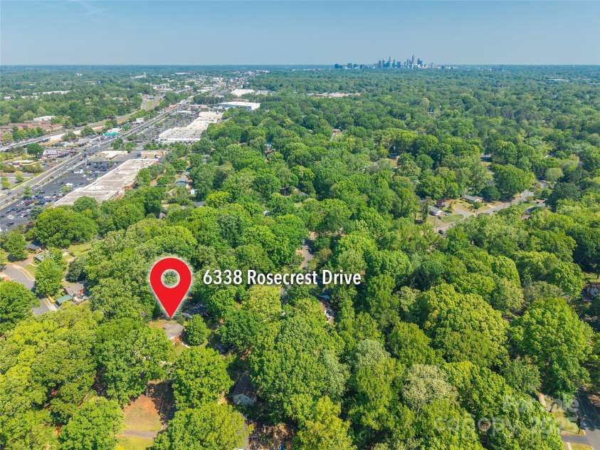 6338 Rosecrest Drive, Charlotte, NC 28210.  MLS# CAR4249178, YatesRealty ID 7817. 