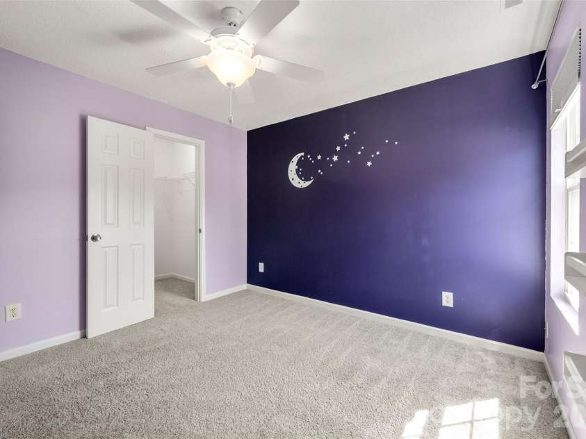 6934 Tanners Creek Drive, Huntersville, NC 28078.  MLS# CAR4303299, YatesRealty ID 7827. Bedroom #3 with walk-in closet