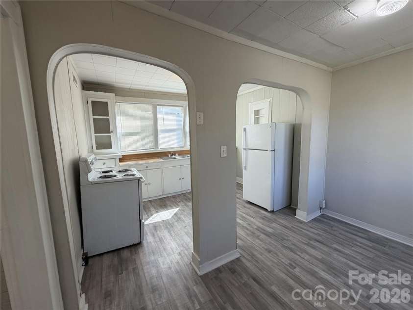 208 3rd Street, Albemarle, NC 28001.  MLS# CAR4358248, YatesRealty ID 7833. Elegant arched transitions. These soft architectural details differentiate the property from 