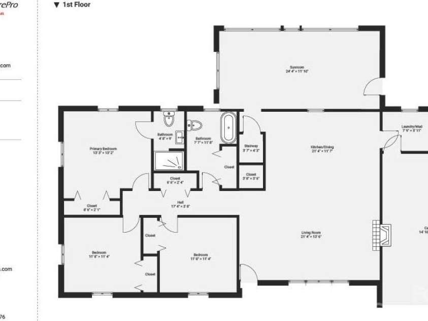 2351 Hudspeth Road, Catawba, NC 28609.  MLS# CAR4202505, YatesRealty ID 7839. Main Level Floor Plan
