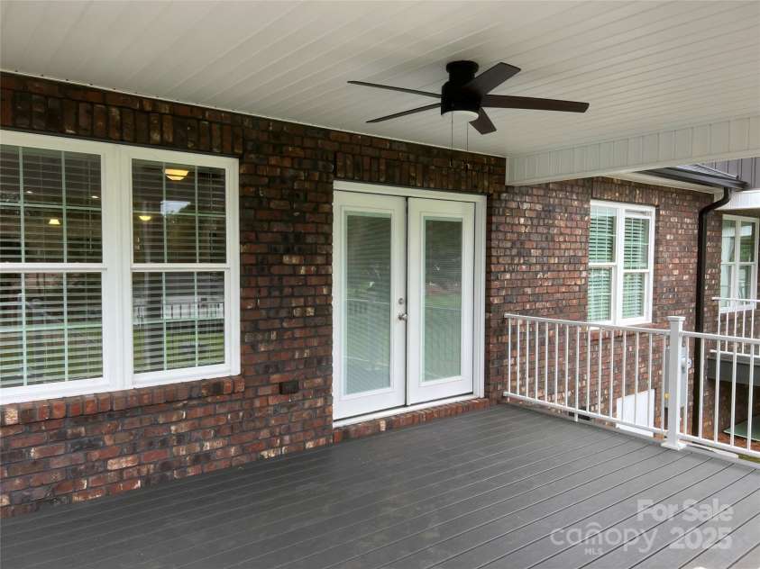 302 Boyd Street, Maiden, NC 28650.  MLS# CAR4291266, YatesRealty ID 7849. Covered Deck