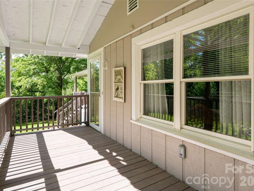 345 Lower Grassy Branch Road, Asheville, NC 28805.  MLS# CAR4364075, YatesRealty ID 7867. Covered porch