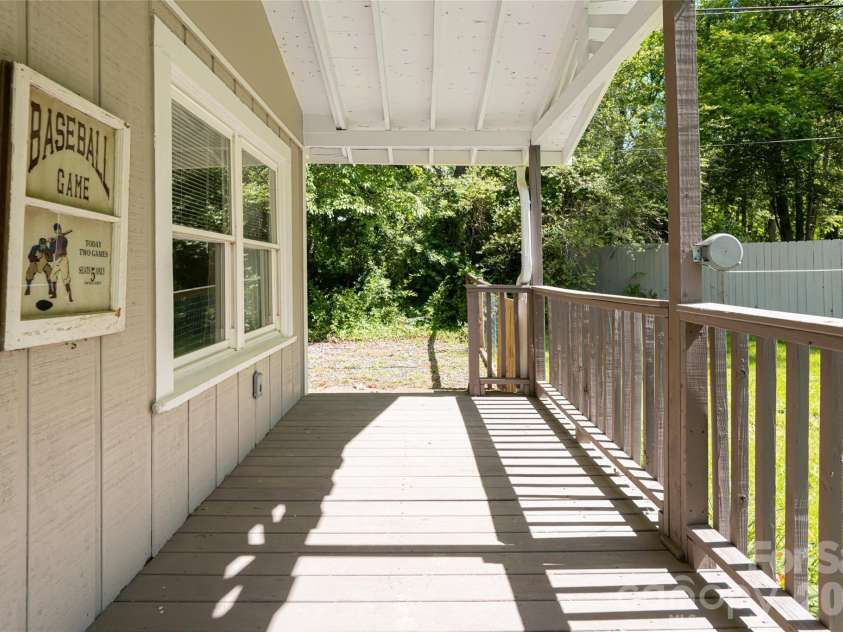 345 Lower Grassy Branch Road, Asheville, NC 28805.  MLS# CAR4364075, YatesRealty ID 7867. Covered porch