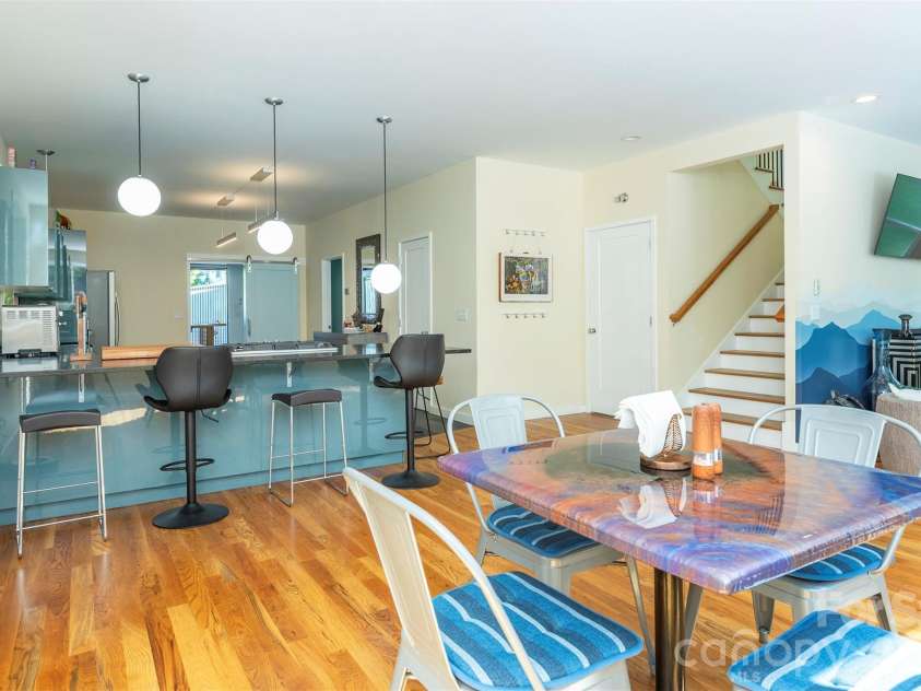 84 West Street, Weaverville, NC 28787.  MLS# CAR4334838, YatesRealty ID 7876. Dining Area > Kitchen