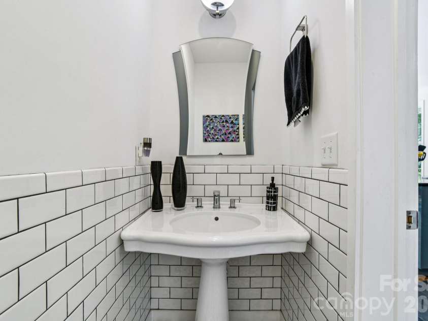84 West Street, Weaverville, NC 28787.  MLS# CAR4334838, YatesRealty ID 7876. Half Bath - Main Level