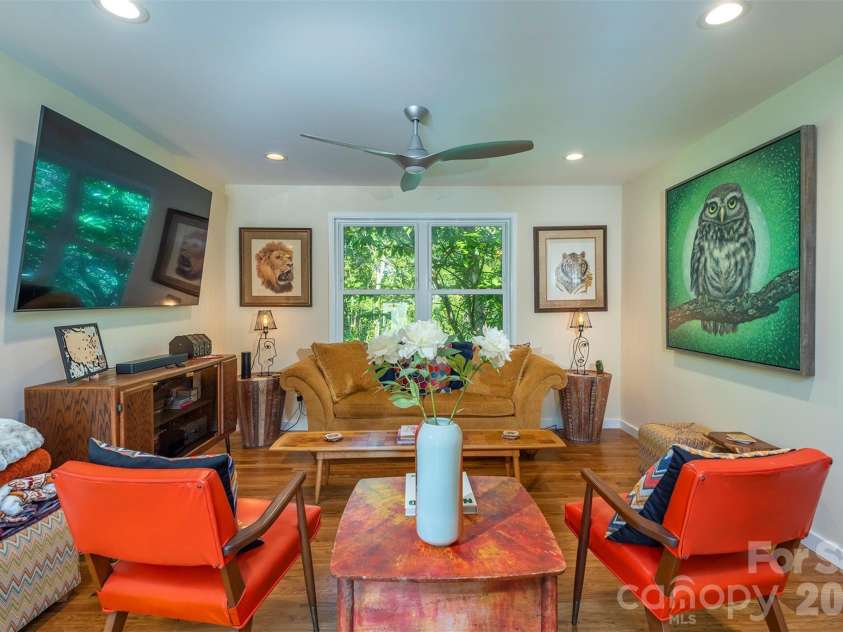 84 West Street, Weaverville, NC 28787.  MLS# CAR4334838, YatesRealty ID 7876. Parlor Area in Upper Level