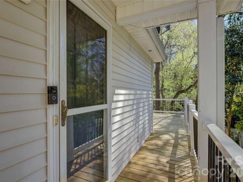 117 Pratt Street, Belmont, NC 28012.  MLS# CAR4361310, YatesRealty ID 7886. Side entry door at back deck
