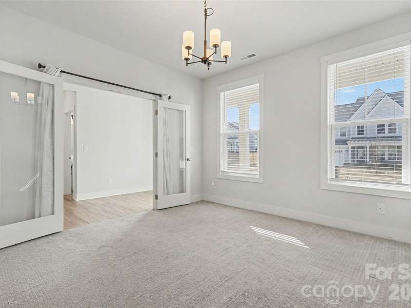 4266 Tournette Drive, Fort Mill, SC 29707.  MLS# CAR4338531, YatesRealty ID 7903. Home Office w/ French Doors