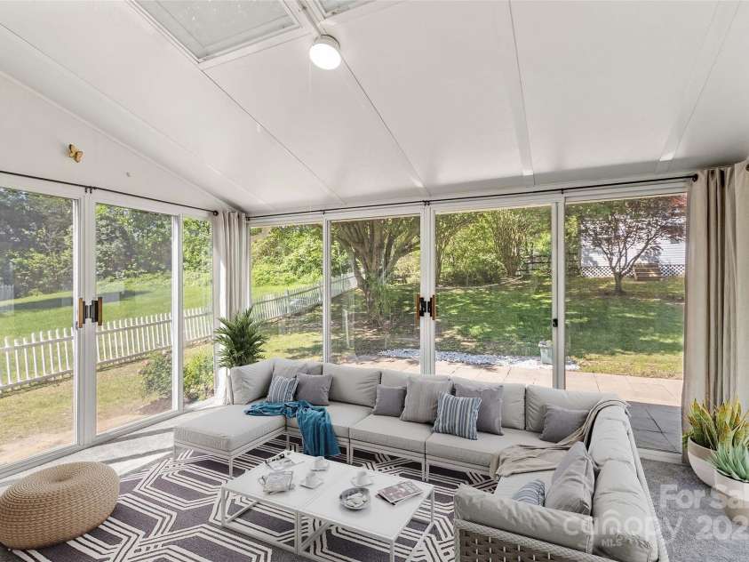 1807 Sugar Hollow Drive, Charlotte, NC 28214.  MLS# CAR4247073, YatesRealty ID 7904. Sunroom Virtually Staged