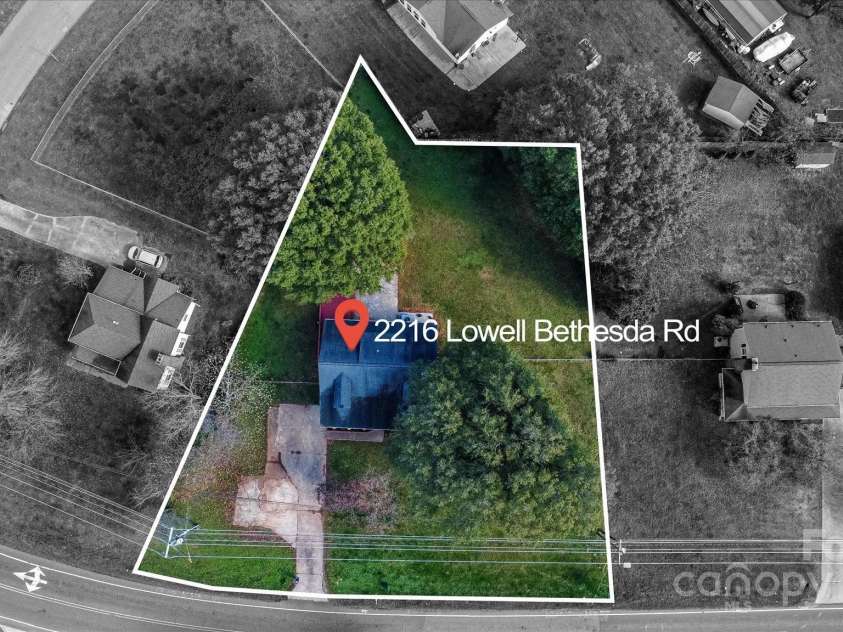 2216 Lowell Bethesda Road, Gastonia, NC 28056.  MLS# CAR4201240, YatesRealty ID 7911. 