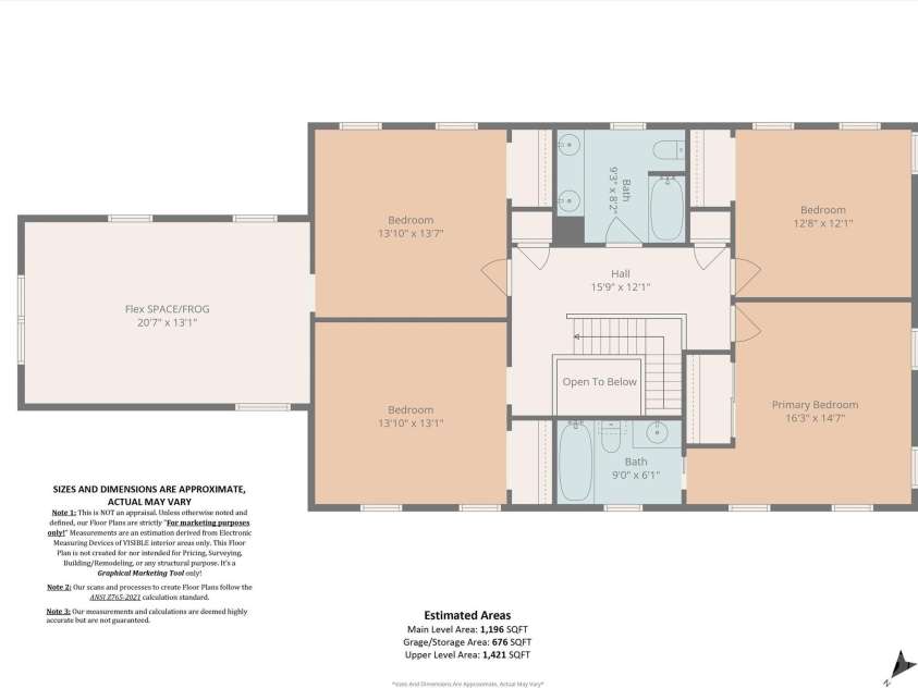 165 Foggy Cove Road, Waynesville, NC 28785.  MLS# CAR4311672, YatesRealty ID 7914. Upper level Floorplan