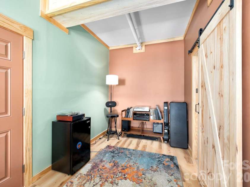 132 Peaceful View Drive, Fairview, NC 28730.  MLS# CAR4363151, YatesRealty ID 7917. Statement bathroom claw foot soaking tub