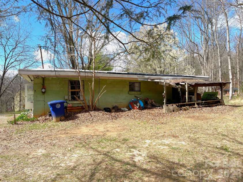 579 Lakey Gap Road, Black Mountain, NC 28711.  MLS# CAR4341630, YatesRealty ID 7918. Rear exterior