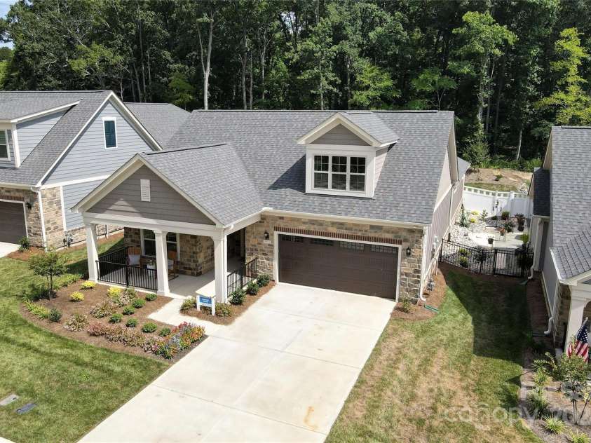 1055 Millview Lane, Stallings, NC 28104.  MLS# CAR4113607, YatesRealty ID 7920. Front view Drone