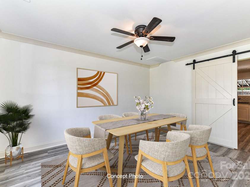 112 Denham Place, Mooresville, NC 28115.  MLS# CAR4237866, YatesRealty ID 7931. Formal Dining Room/Flex Space (virtually staged photo)!