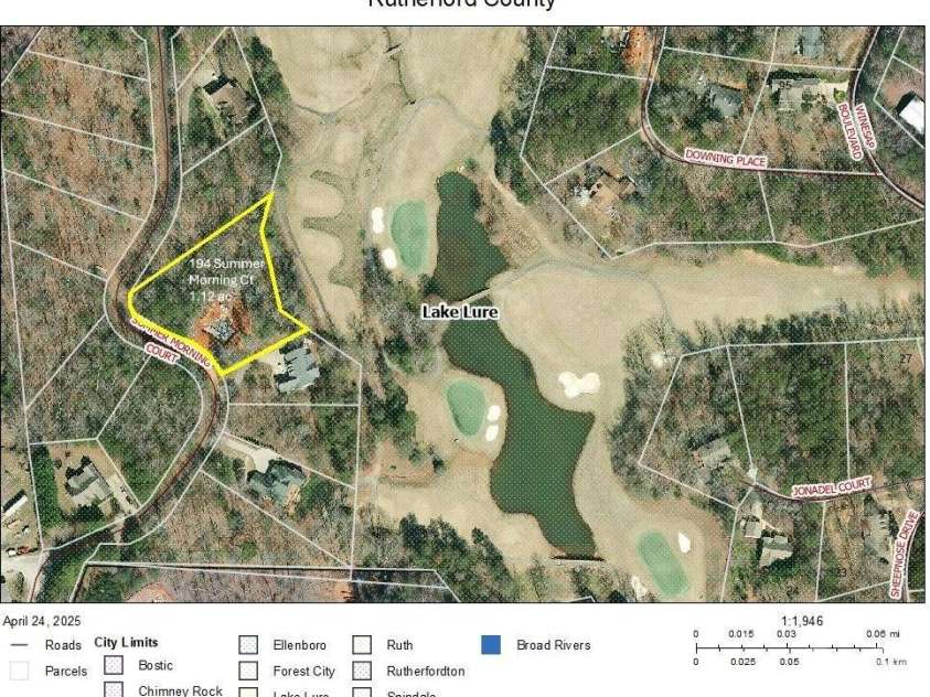 194 Summer Morning Court, Lake Lure, NC 28746.  MLS# CAR4199339, YatesRealty ID 7944. 