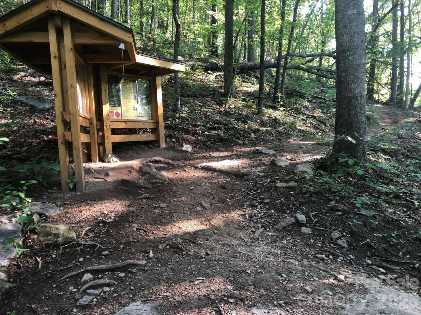 111 Buckeye Road, Lake Lure, NC 28746.  MLS# CAR4330936, YatesRealty ID 7952. Hiking trails.