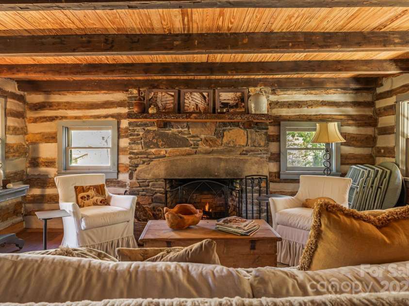 2395 Hortons Creek Road, Burnsville, NC 28714.  MLS# CAR4313609, YatesRealty ID 7959. Family room