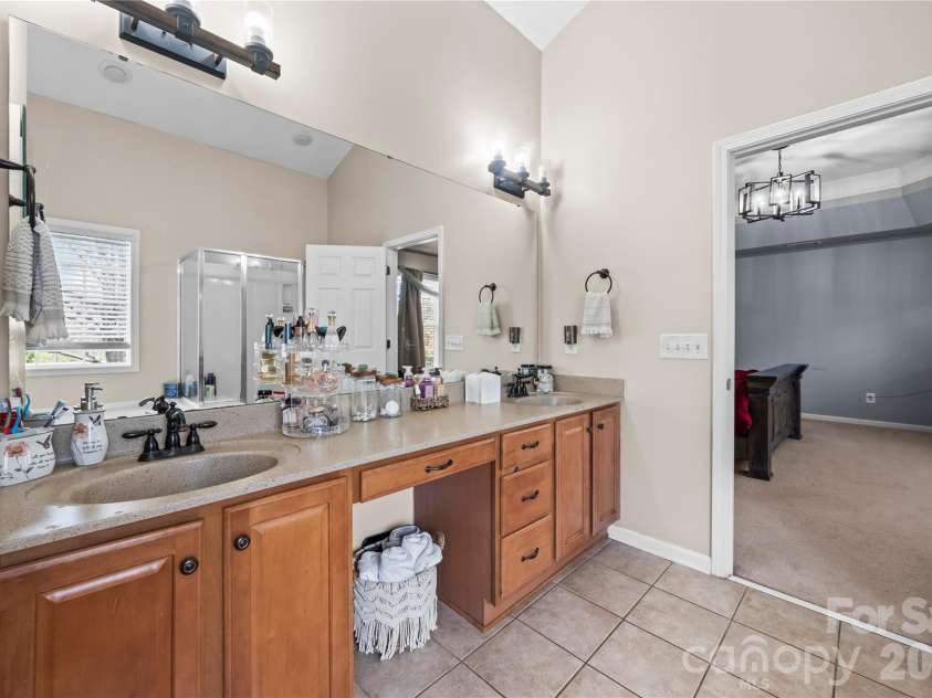 3715 Messina Road, Clover, SC 29710.  MLS# CAR4358253, YatesRealty ID 7960. Primary full bath with dual sinks