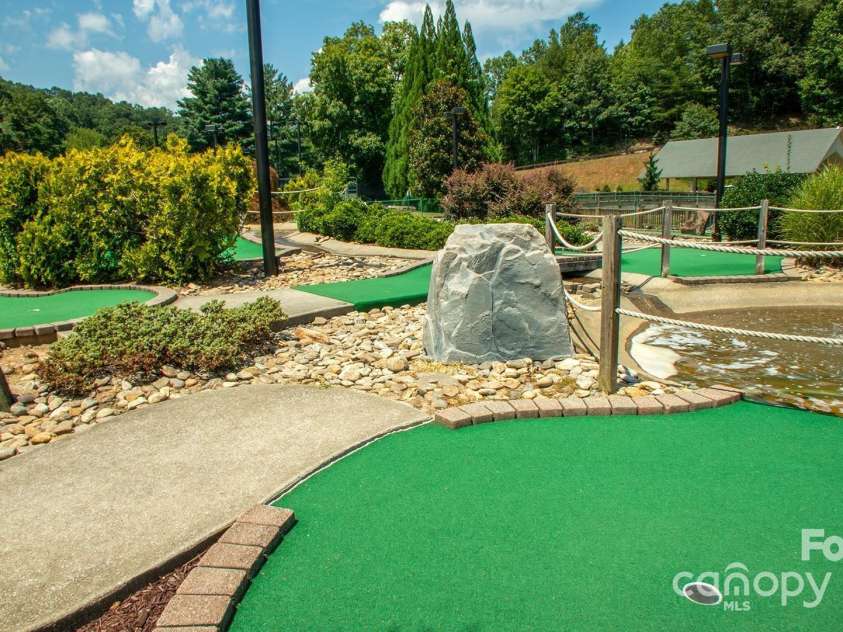 182 Lake Drive, Lake Lure, NC 28746.  MLS# CAR4170164, YatesRealty ID 7965. Mini golf
