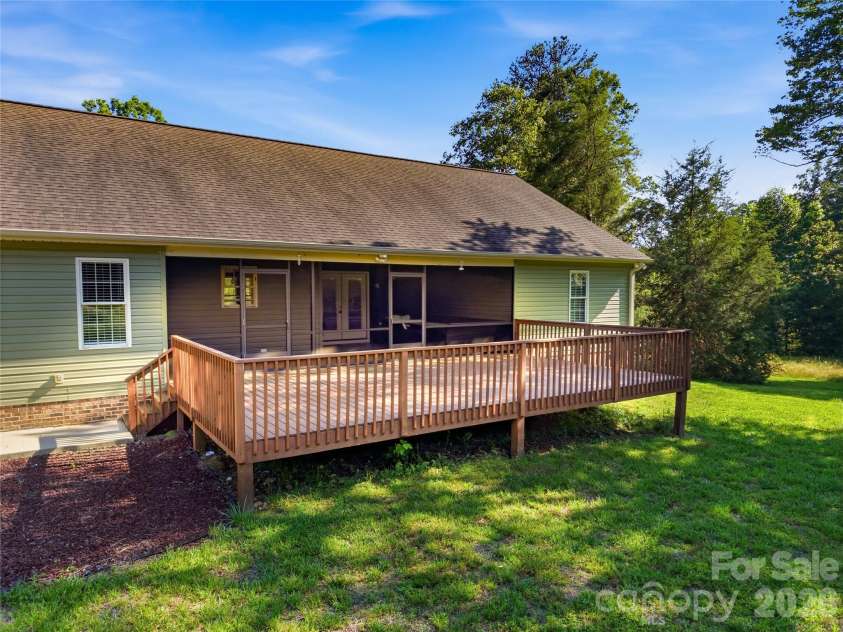 575 Hill Road, Lincolnton, NC 28092.  MLS# CAR4343352, YatesRealty ID 7966. Expansive deck great for entertaining