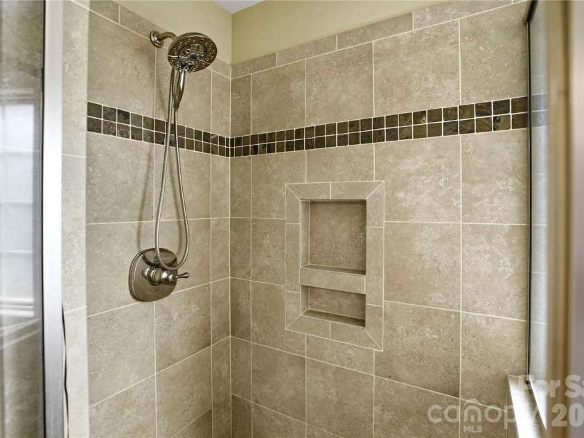 575 Hill Road, Lincolnton, NC 28092.  MLS# CAR4343352, YatesRealty ID 7966. Tiled shower