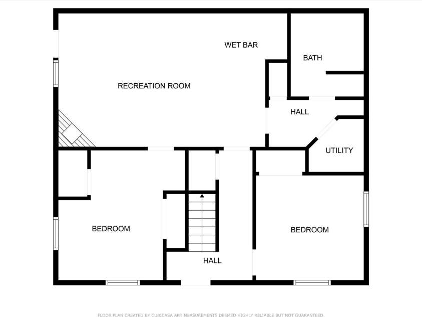 7133 Valley View Drive, Newland, NC 28657.  MLS# CAR4248899, YatesRealty ID 7970. Basement