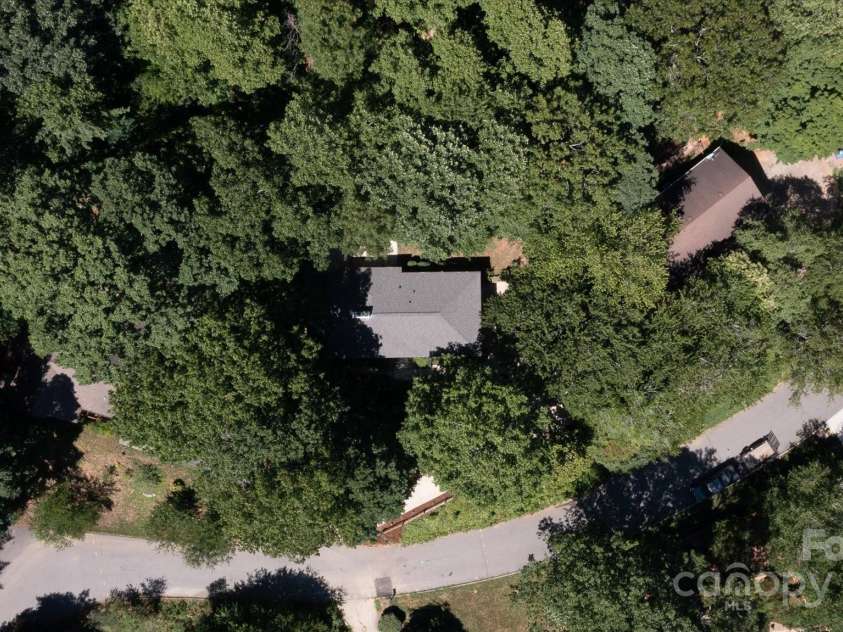78 Sleepy Hollow Drive, Asheville, NC 28805.  MLS# CAR4155271, YatesRealty ID 7988. Aerial Image