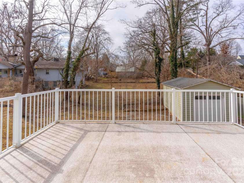 311 Buncombe Street, Hendersonville, NC 28739.  MLS# CAR4176141, YatesRealty ID 7991. Back porch