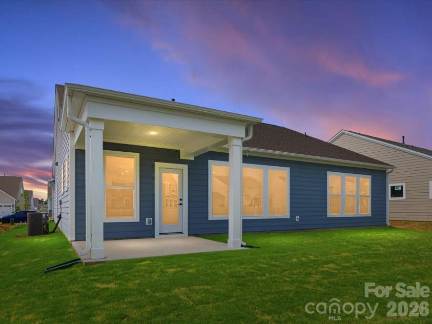 3422 Charolais Lane, Harrisburg, NC 28075.  MLS# CAR4359467, YatesRealty ID 8006. Back Porch