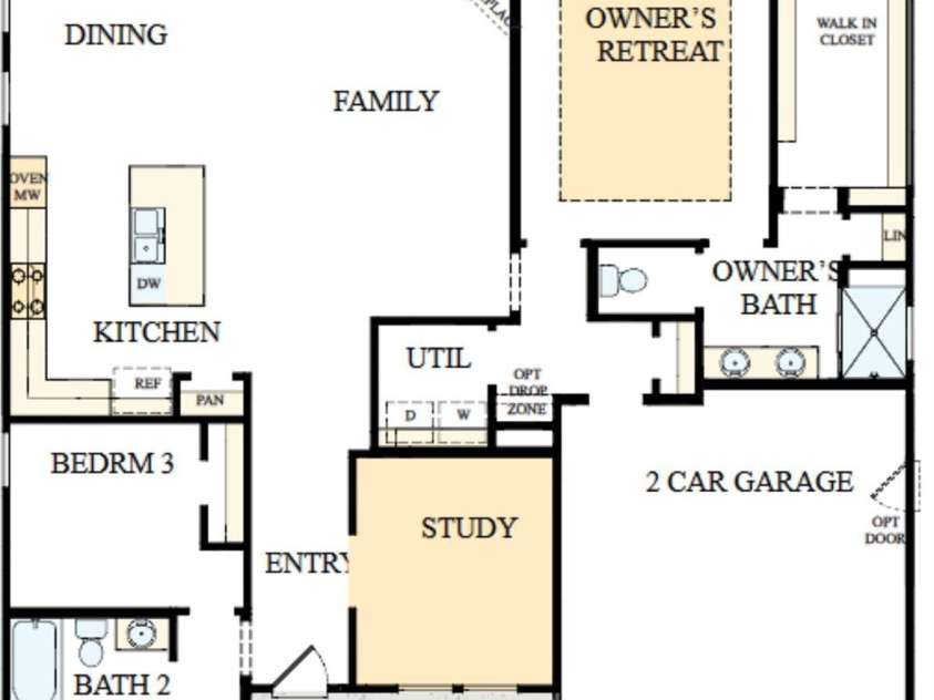 3423 Charolais Lane, Harrisburg, NC 28075.  MLS# CAR4359035, YatesRealty ID 8007. Floorplan
